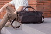 Дорожня сумка з натуральної шкіри Travel