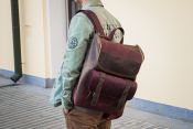 Рюкзак городской из винтажной кожи