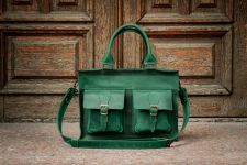 Мужская сумка для документов из кожи Crazy Horse