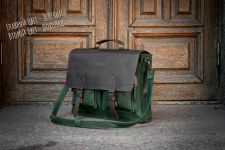 Шкіряний чоловічий портфель Бронкс для ноутбука та документів