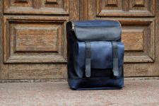 Кожаный рюкзак для ноутбука