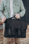 Діловий портфель Bronx з натуральної шкіри для чоловіка