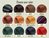 Чоловічий коричневий портфель ЕвріДей із телячої шкіри